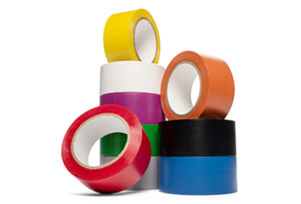 Rolls of Colored Vinyl Floor Tape